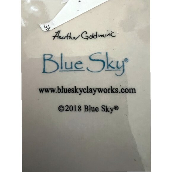 NWT! Blue Sky Stitched Jack-o’-Lantern Pumpkin Figurine - Picture 13 of 13